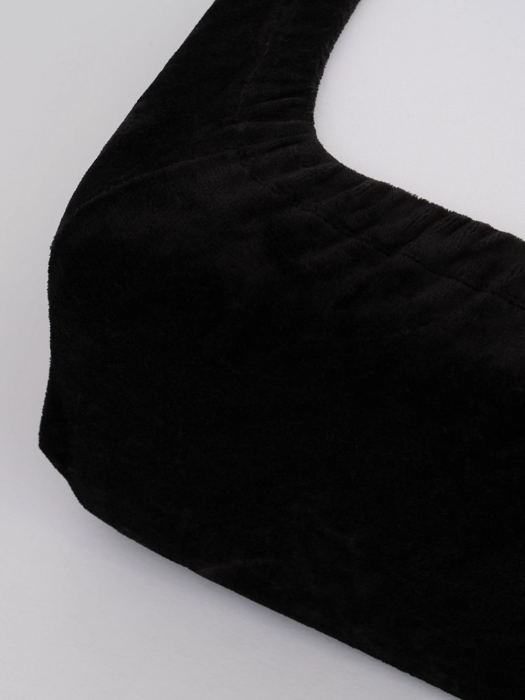 Plachta mikroplyš Deluxe 200 x 200 cm - čierne