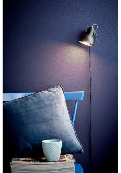 Nordlux - Nástenné bodové svietidlo ASLAK 1xGU10/35W/230V čierna