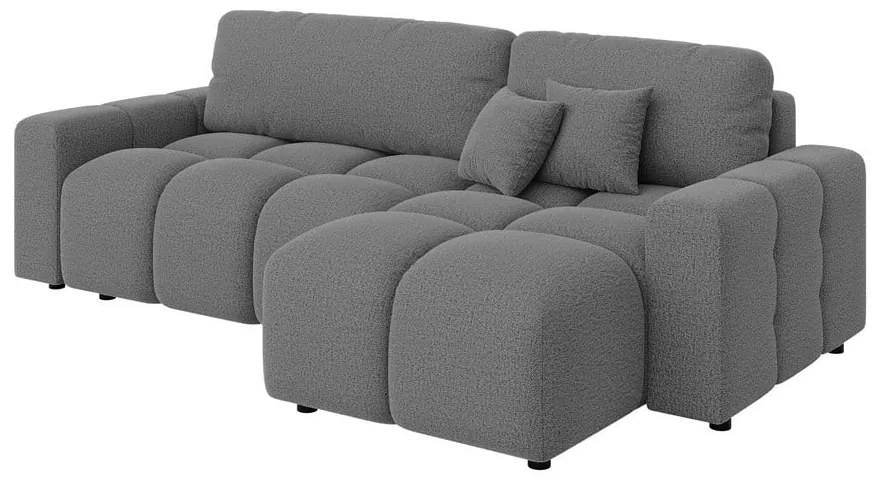 Sivá rozkladacia rohová pohovka (variabilná) Luki – Ropez