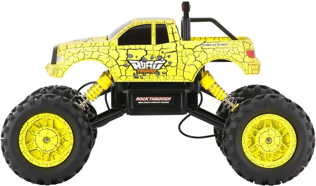 Buddy Toys BRC 14.612 Auto na diaľkové ovládanie RC Rock Climber, žltá