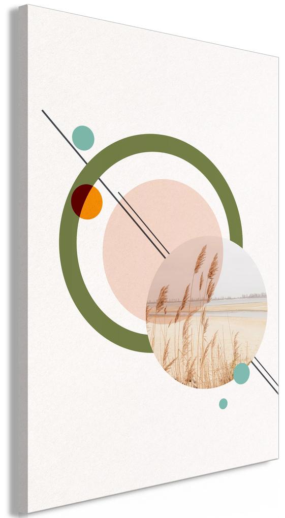 Artgeist Obraz - Geometric Landscape (1 Part) Vertical Veľkosť: 80x120, Verzia: Premium Print