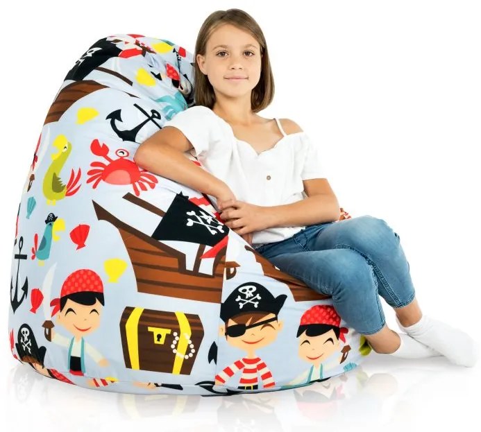 Sedací vak BAG Sako Design Pirát Veľkosť: XL