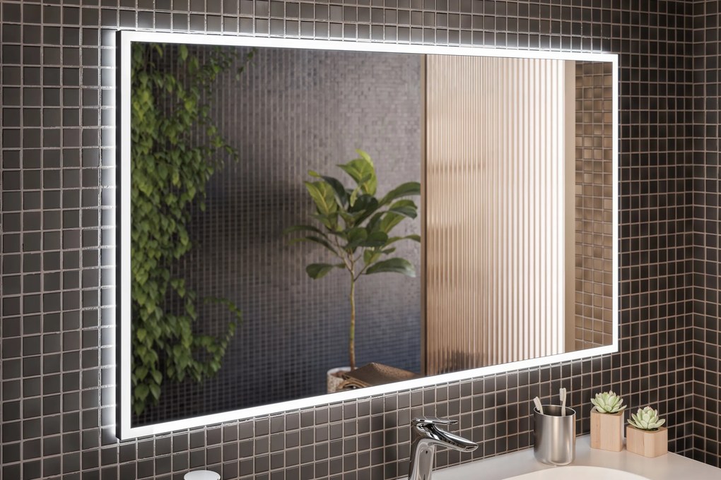 Comad Závesné zrkadlo s LED osvetlením Alice LED 68x123 cm