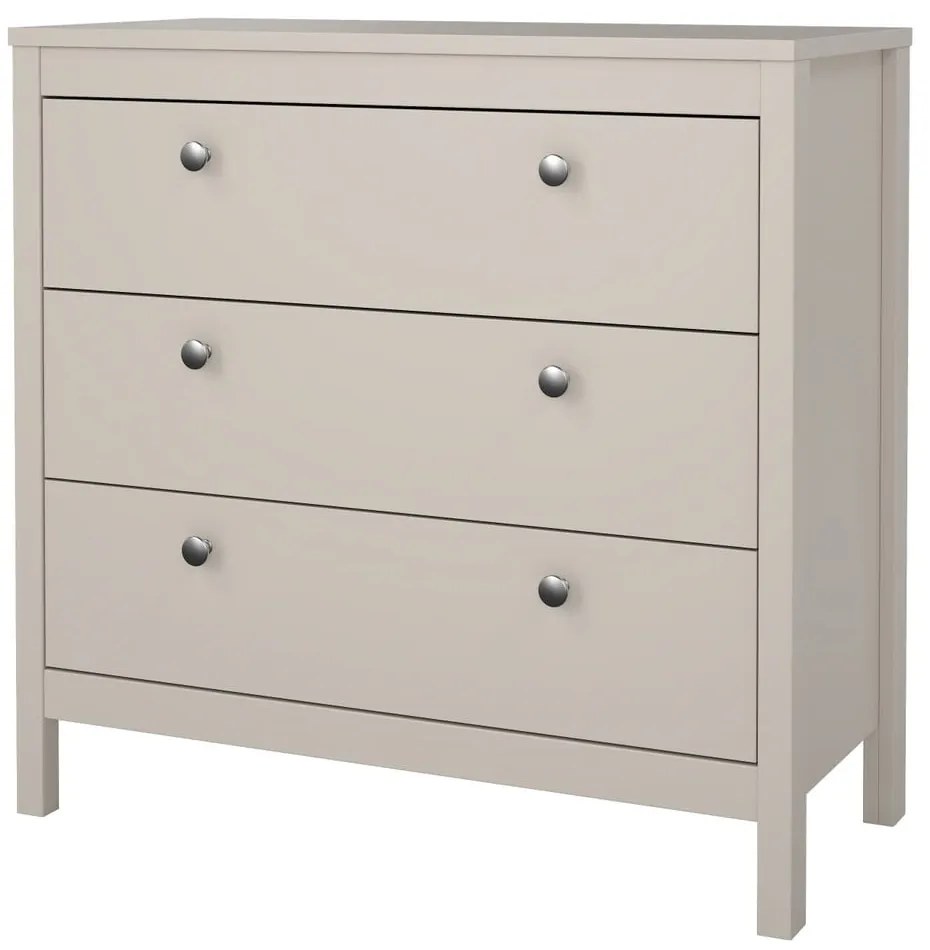 Sivobéžová komoda 82x80x38 cm Madrid – Tvilum
