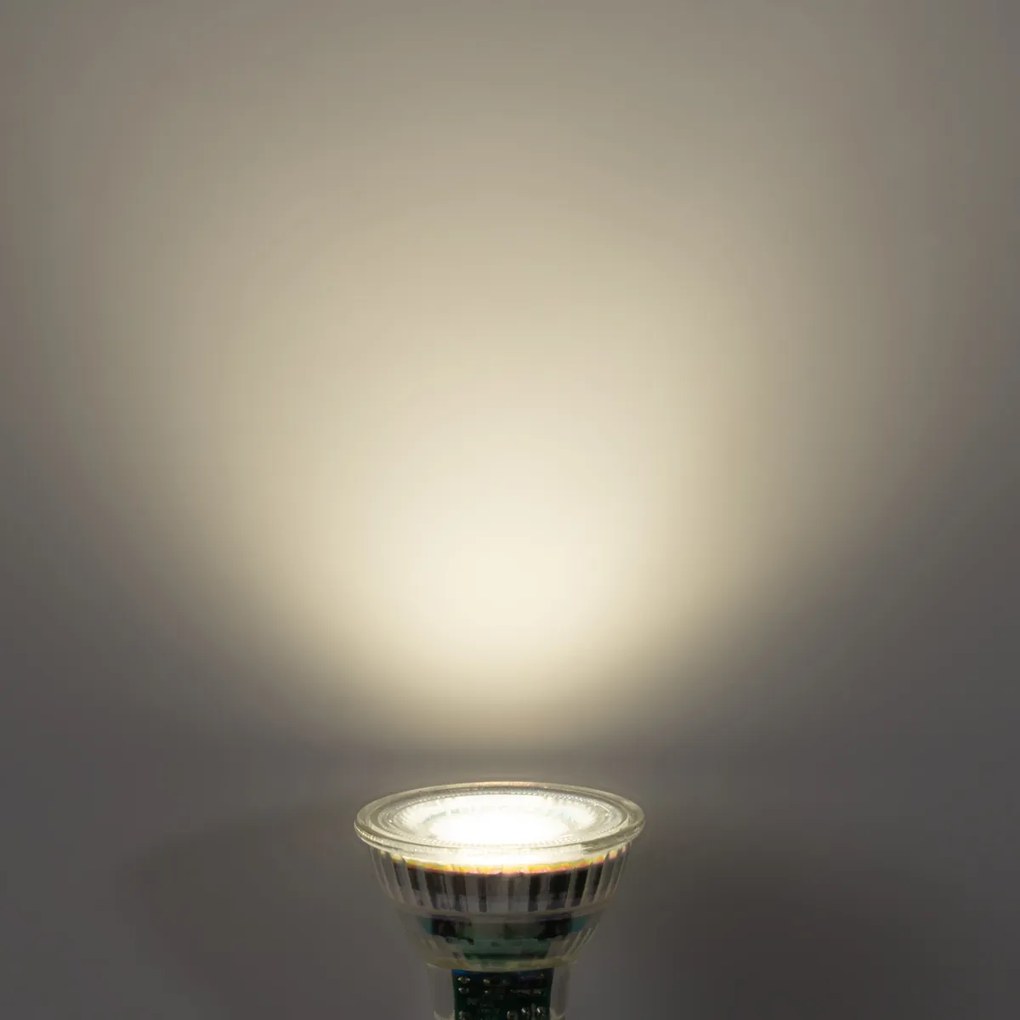 Sada 5 stmievateľných LED žiaroviek GU10 50mm čírych 2.5W 450 lm 4000K