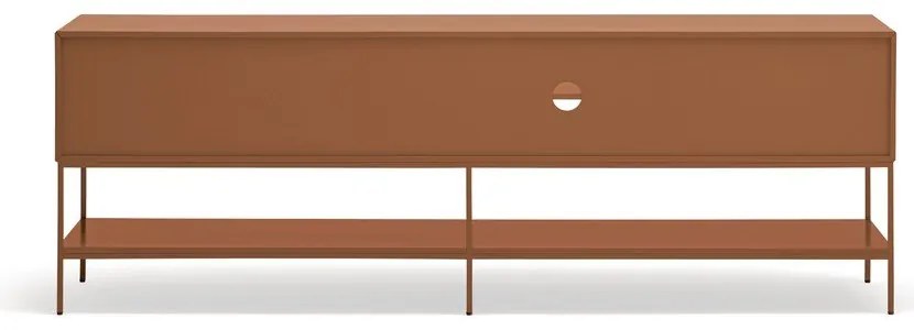 TV stolík v tehlovej farbe 220x74x45 cm Platt – Teulat