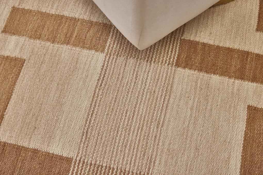 Diamond Carpets koberce Ručne viazaný kusový koberec Leonidas DESP P124 Beige Mix - 80x150 cm