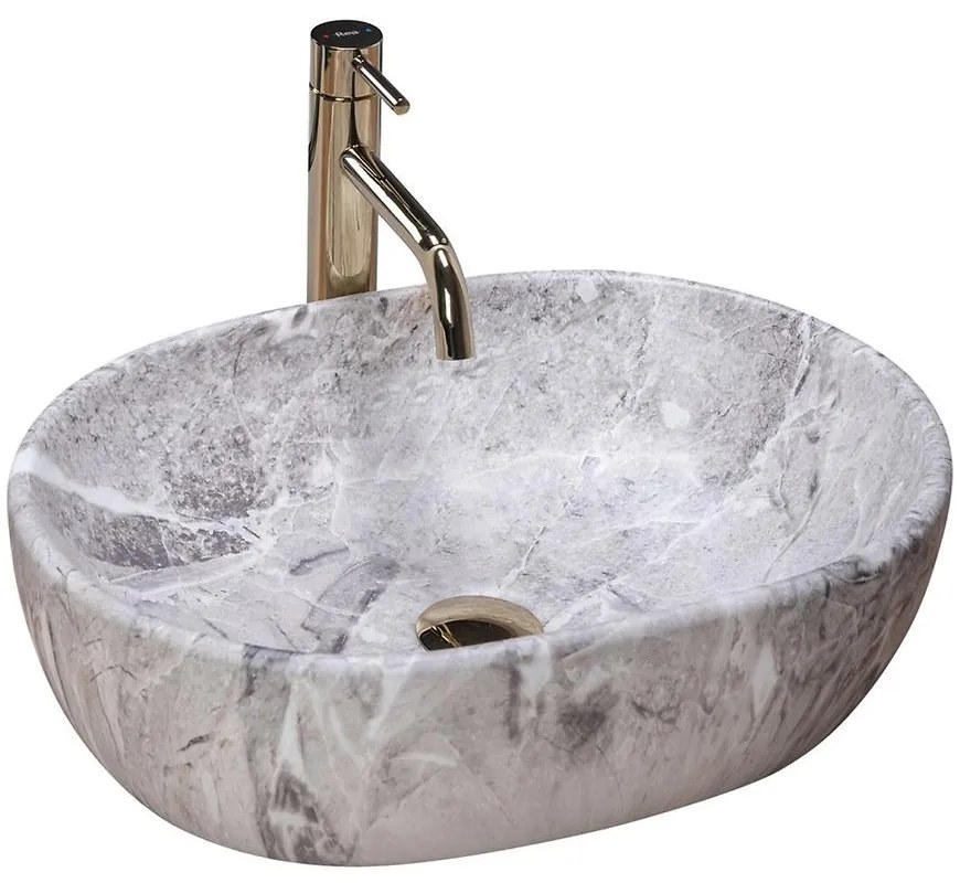 Umývadlo na dosku Lara Stone Matt