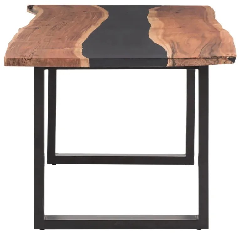 furniture-nabytek.cz - Masívny jedálenský stôl Black River z mangového dreva, lakovaný, hnedý – 140×90 cm