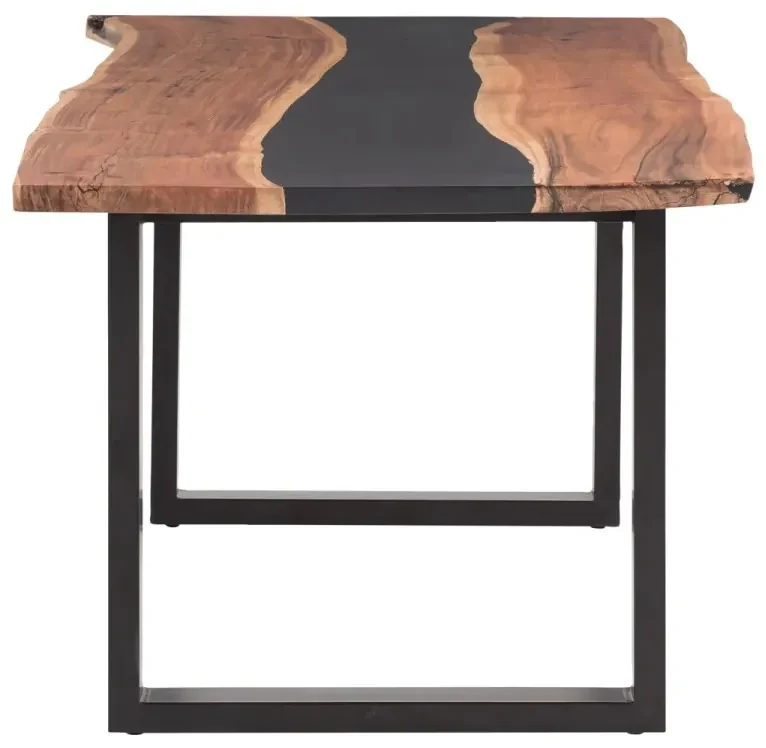furniture-nabytek.cz - Masívny jedálenský stôl Black River z mangového dreva, lakovaný, hnedý – 140×90 cm