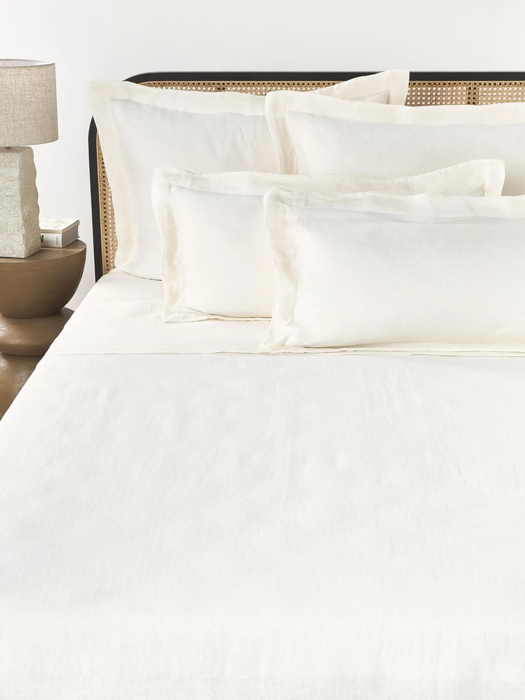 Ľanová posteľná plachta Linna