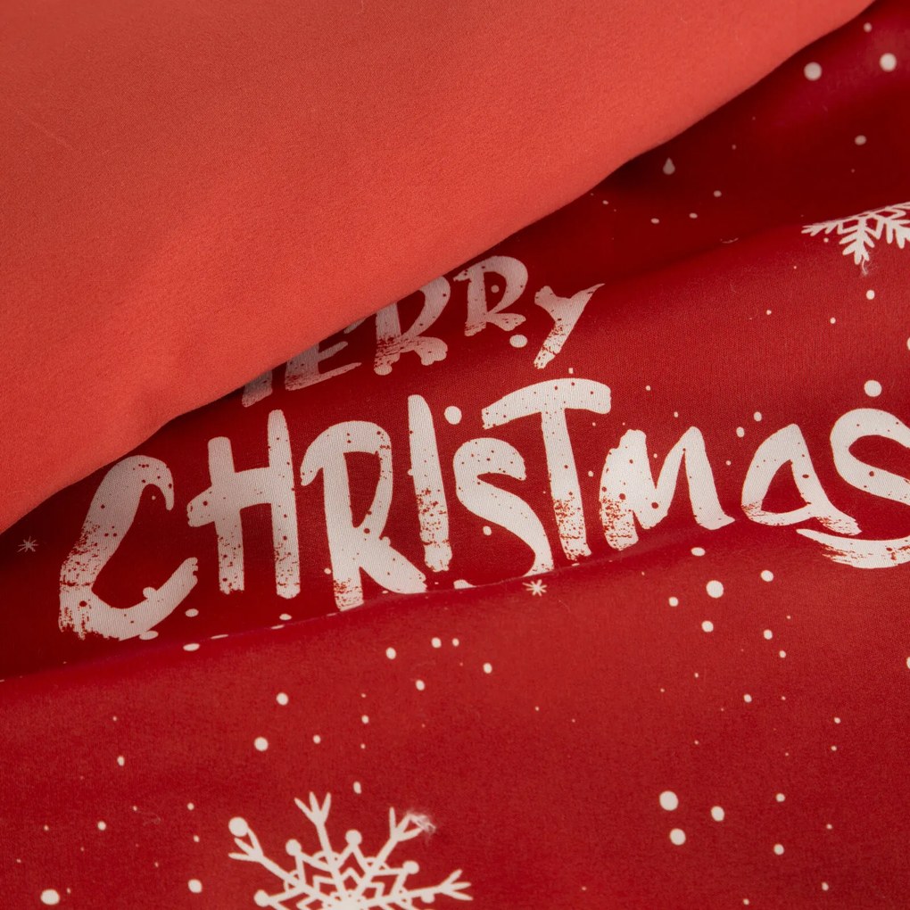 VIANOČNÉ OBLIEČKY Z MIKROVLÁKNA KEVIN 140X200 CM, 1 KS 70X80 CM VZOROVANÉ