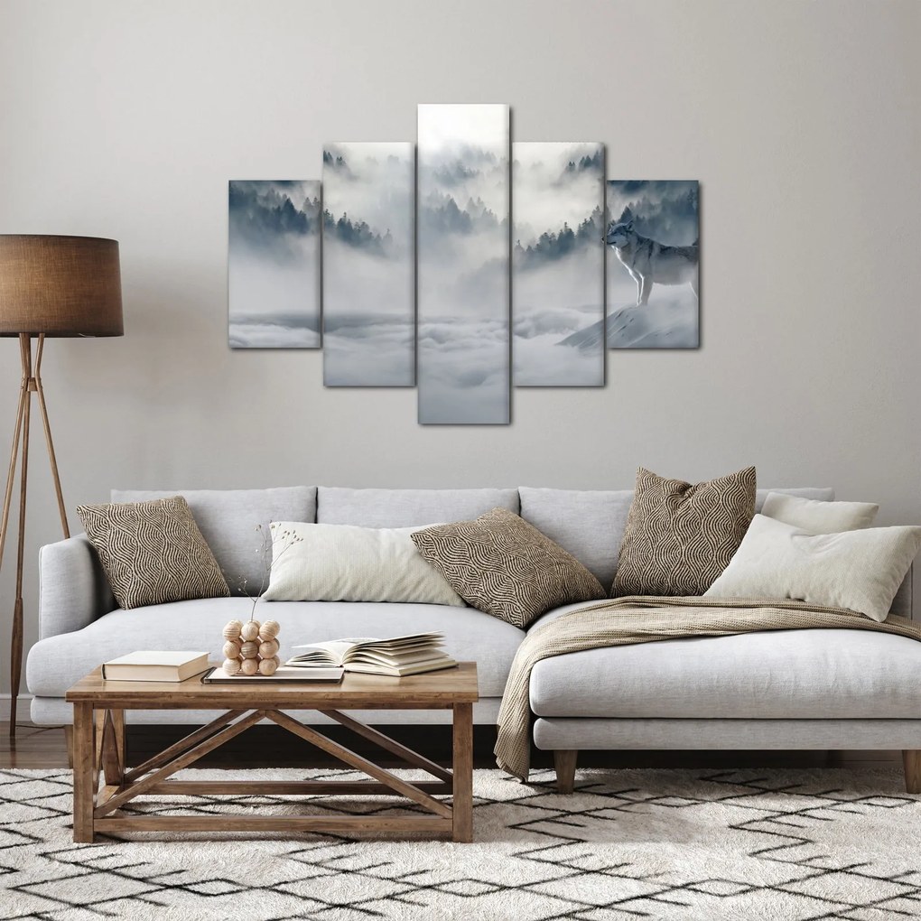 Obraz vlkov (150x105 cm)