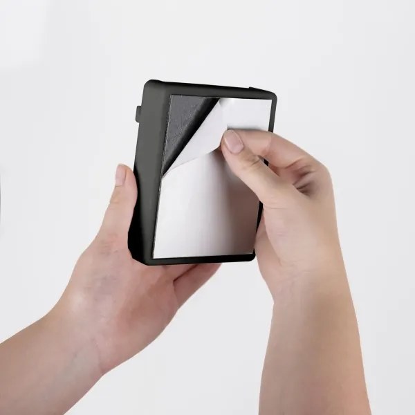 WENKO 25336100 - Kôš SARE 21,5x29,5 cm strieborný