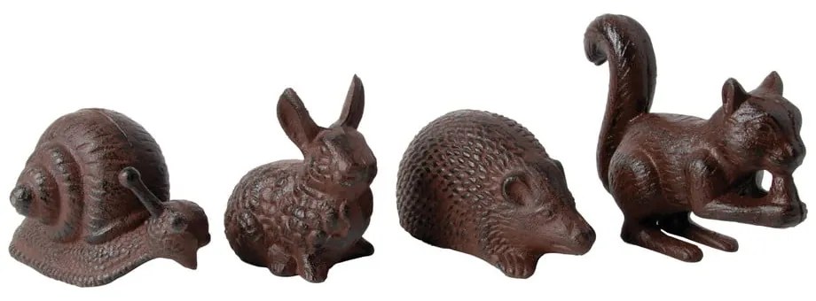 Kovové záhradné sošky v súprave 4 ks Animals – Esschert Design