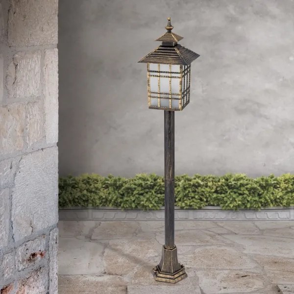 Orion AL 11-1117/1 - Vonkajšia lampa KIKO 1xE27/11W/230V IP44 bronz/patina