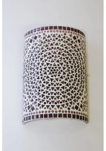 Oriental wall lamp s káblom mosaic Cylinder SUNDOWN 17*26
