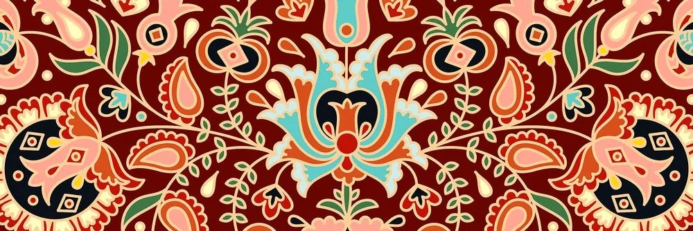 Obraz ľudový ornament - 135x45