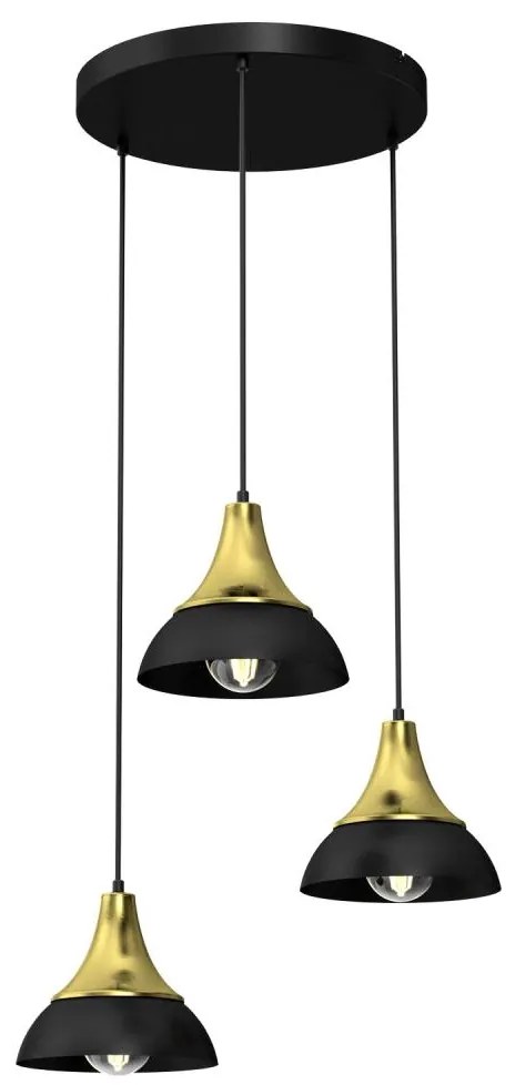 Luster na lanku NERGIS 3xE27/60W/230V