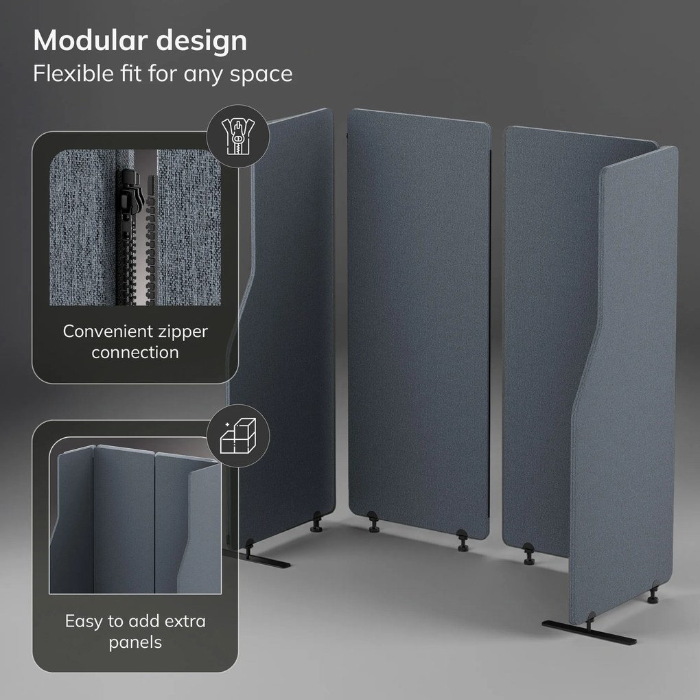 Akustická stena SADIE Carbon Fog 240/145 cm