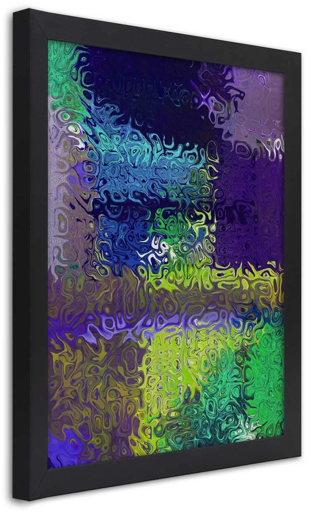 Gario Plagát Fialová abstrakcia Farba rámu: Bez rámu, Rozmery: 70 x 100 cm
