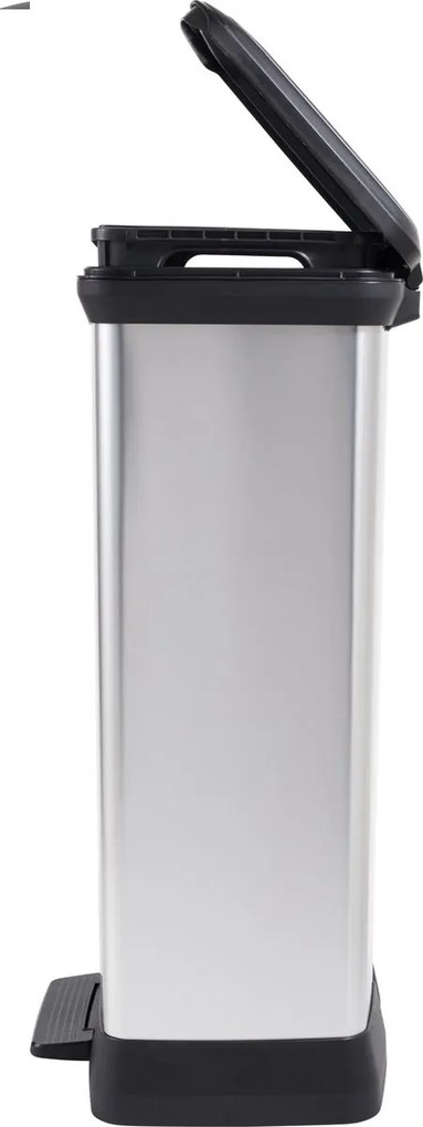 Curver Odpadkový kôš DECO BIN Duo 23 l + 23 l, strieborný