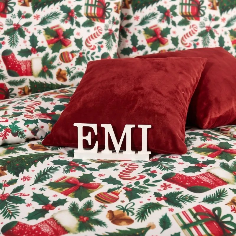 Vianočné obliečky Holly Jolly EMI, Detský set 90x130 + 45x65