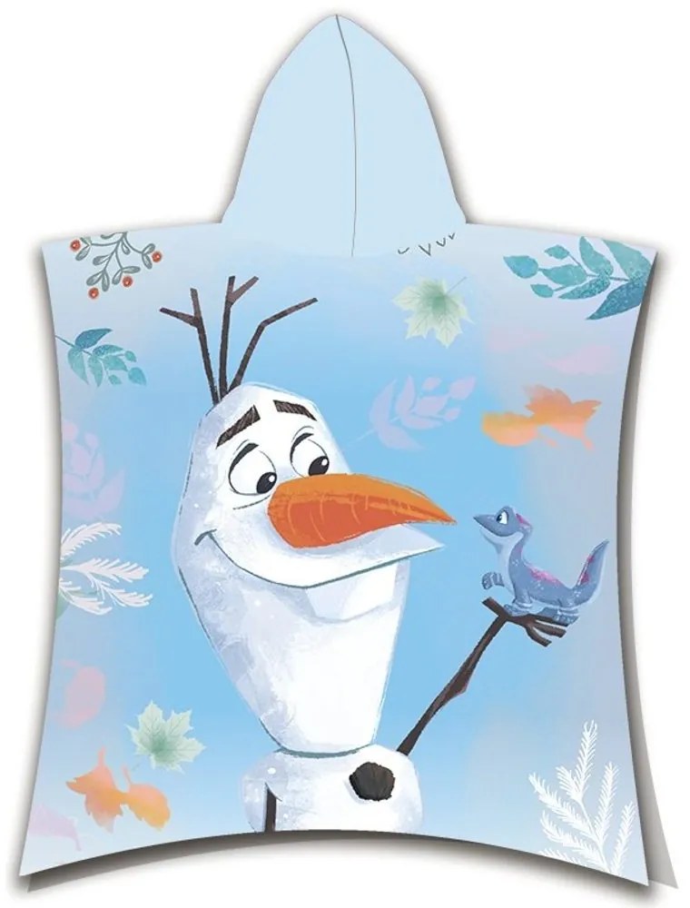 Jerry Fabrics Detské pončo-osuška - Lilo a Stitch - modrá