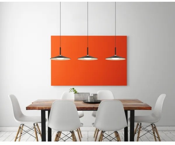 Globo 15635S-3 - LED závesné svietidlo na lanku LAMPONE LED/24W/230V 4000K čierna