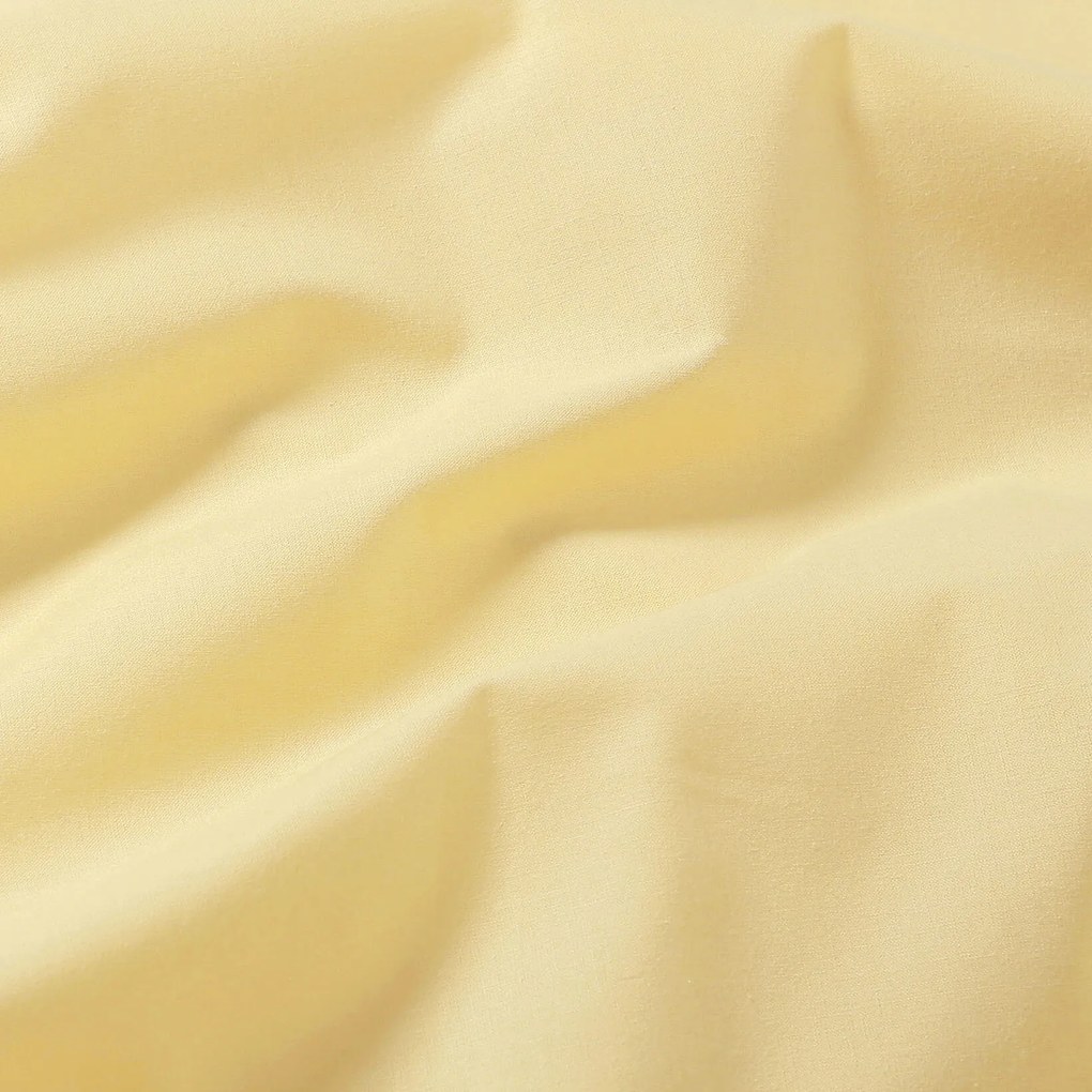 Goldea oválny obrus 100% bavlnené plátno - banánový 140 x 280 cm