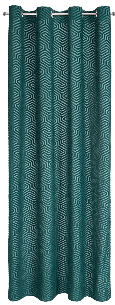 ZÁVES NA KRÚŽKOCH PIERRE CARDIN INGA 140X250 CM ZELENÁ