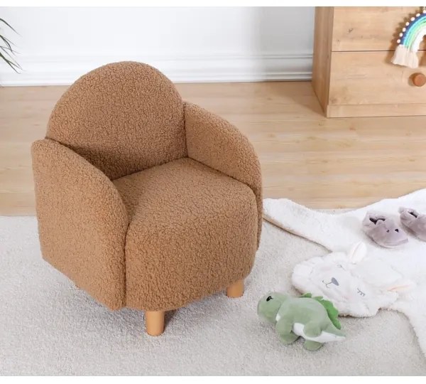 Detské kreslo DORY hnedé