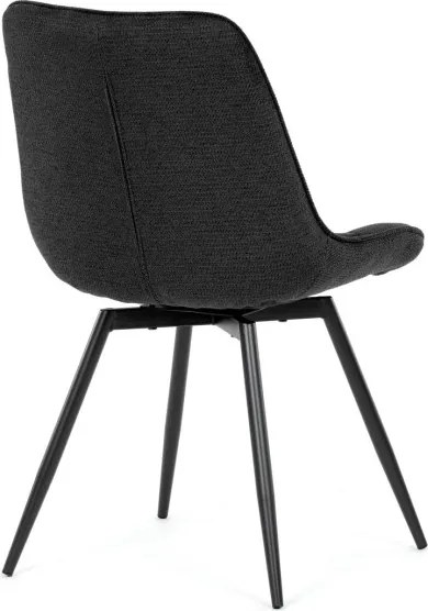 Jedálenská stolička čierna HC-T1130 BK2