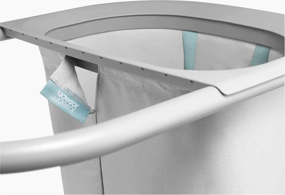 Svetlosivý látkový kôš na bielizeň 2x40 l Duo – Joseph Joseph