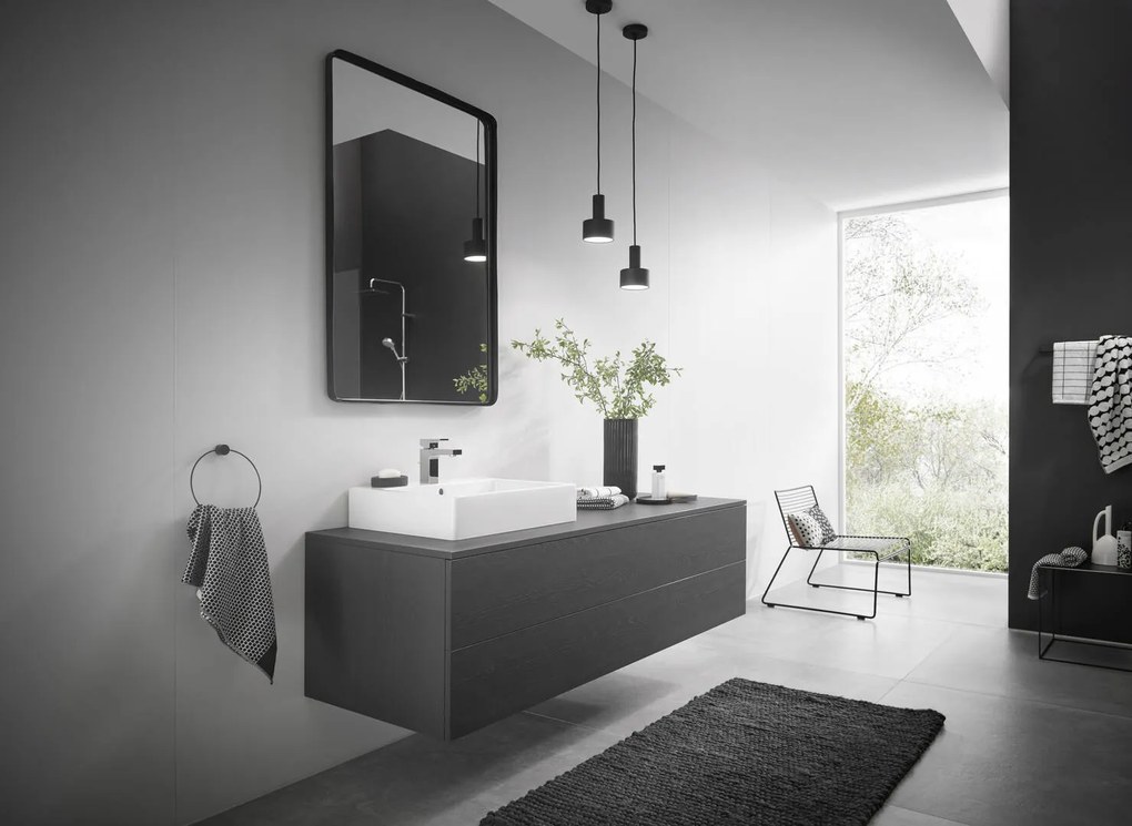 Hansgrohe Vernis Shape, umývadlová batéria s výpustom, EcoSmart, chrómová, HAN-71561000