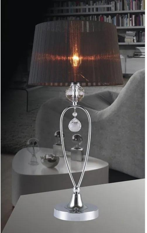 Krištáľová stolná lampa Italux MTM1637-1