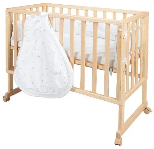 roba Prístelka 3 v 1 Safe asleep (prírodný lak)  (100397089)