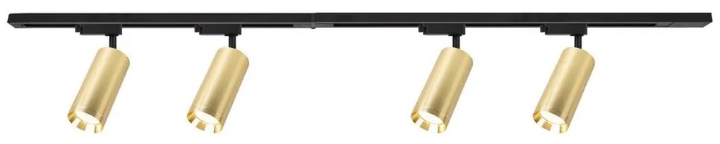 Bodové svietidlo v lištovom systéme MICA 4xGU10/10W/230V zlatá/čierna