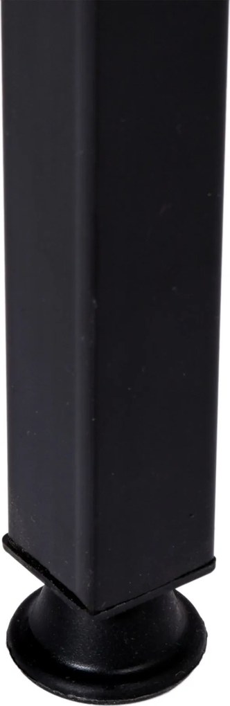 Lofotvý regál VARBERG - kov/drevo