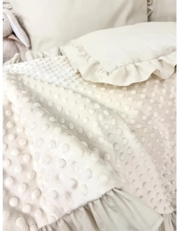 Kompletná béžová výbava do postieľky 5v1 – bavlnená sada pre bábätko