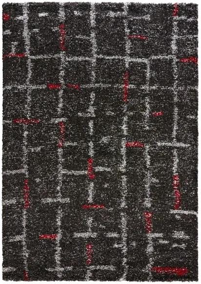 Tmavosivý koberec Mint Rugs Nomadic Resso, 80 × 150 cm