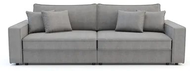 Rozkladacia pohovka 4-miestna MARKOS svetlosivá