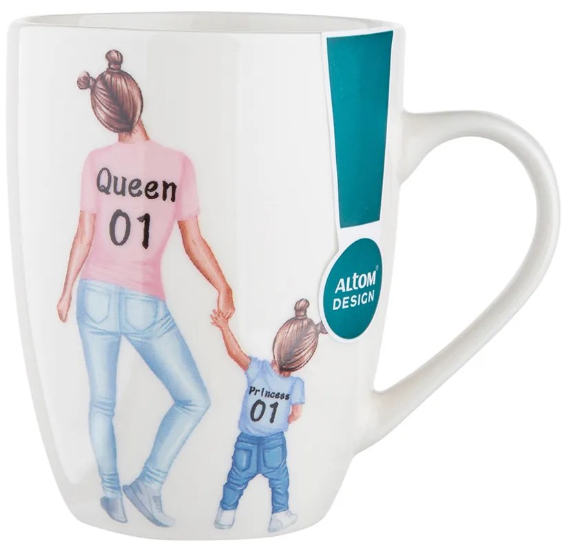 Altom Porcelánový hrnček Queen - girl, 300 ml