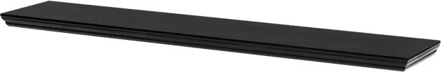 Nástenná polica 120 cm čierna P-026 BK