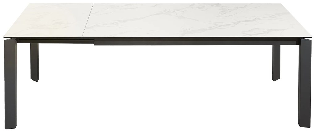 Rozťahovací jedálenský stôl X7 180-240cm biely mramor