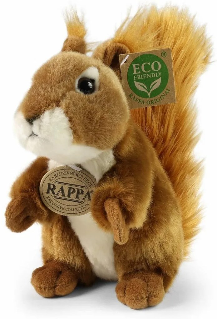 Rappa Plyšová veverička 20 cm ECO-FRIENDLY