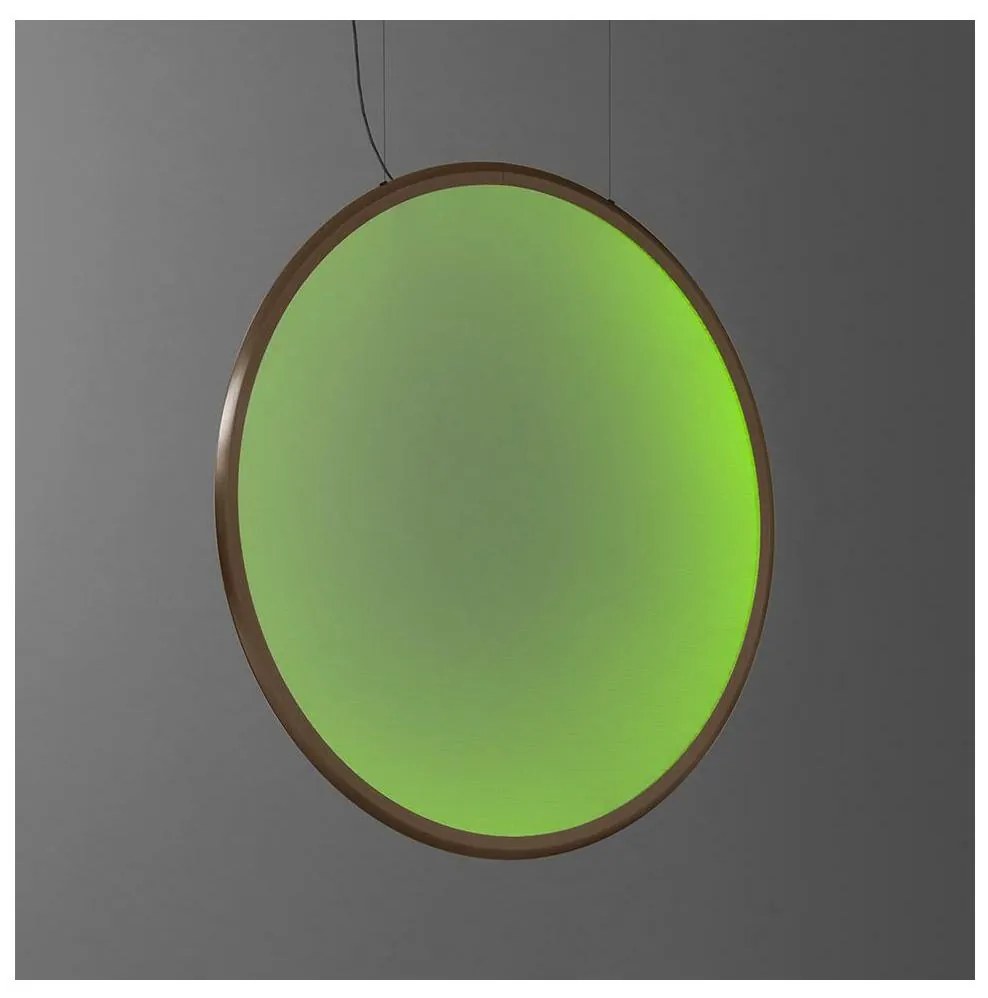 Artemide 1994360APP-LED RGBW Stm. luster na lanku DISCOVERY LED/79W/230V bronzová