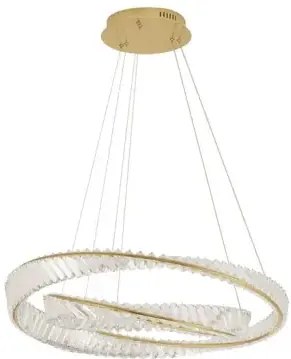Krištáľový luster Aurelia 70W 80 zlaté