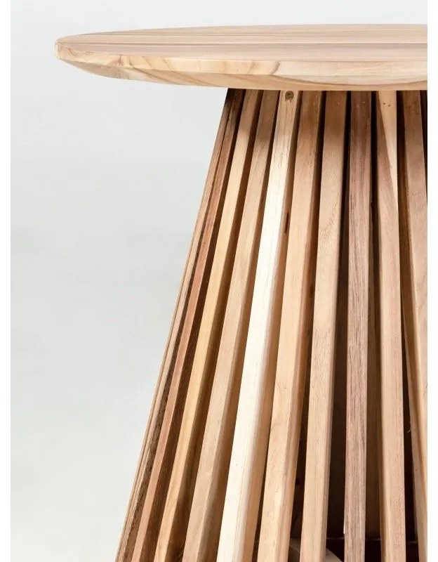 Hector Konferenčný stolík Burgo 50 cm okrúhly teakové drevo natural