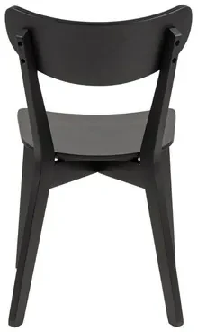 Čierna stolička v retro štýle BLACKY